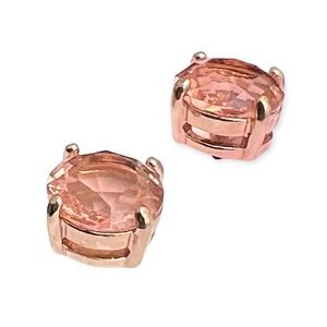 Kate Spade Rose Gold Sparkly Stud Earrings